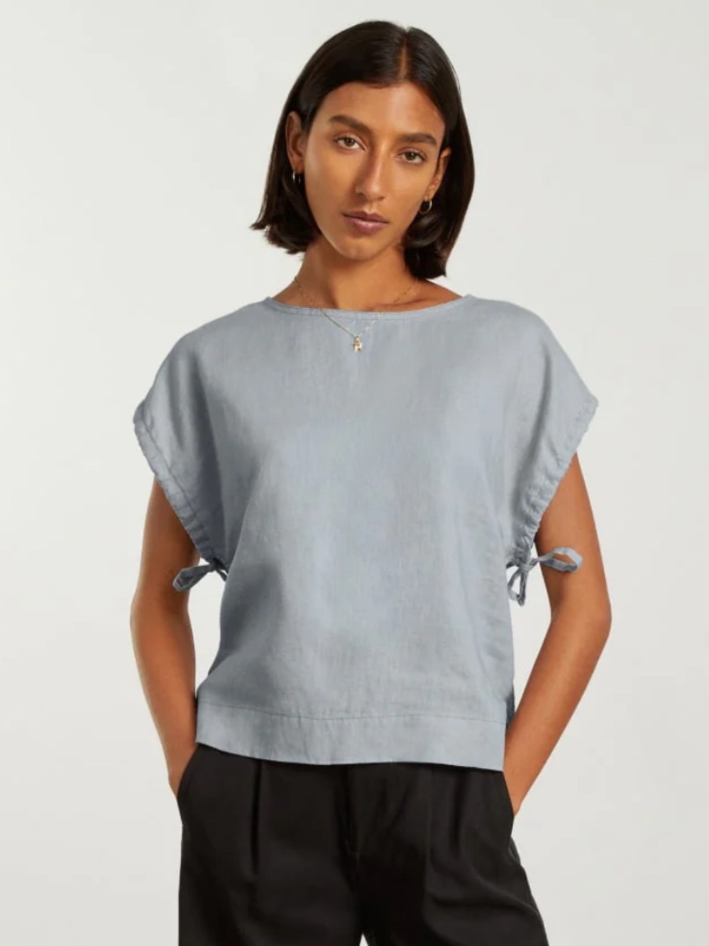 Everlane The Drawstring Tunic 100% Linen - Picture 7 of 8